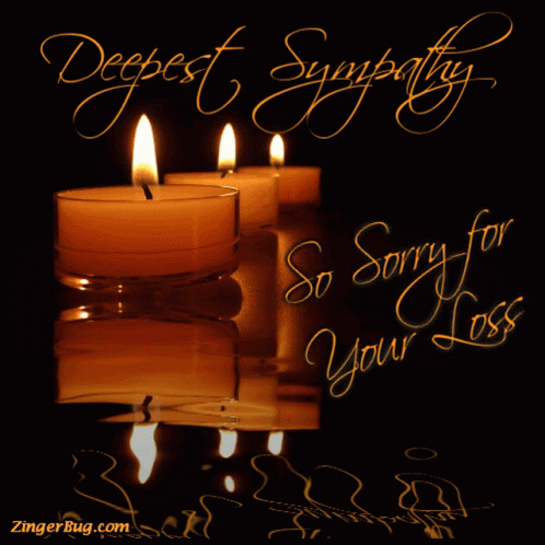 Deepest Sympathy Sorry For Your Loss GIF