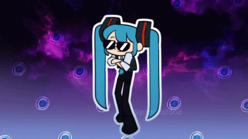 Cool Hatsune Miku Default Dance GIF