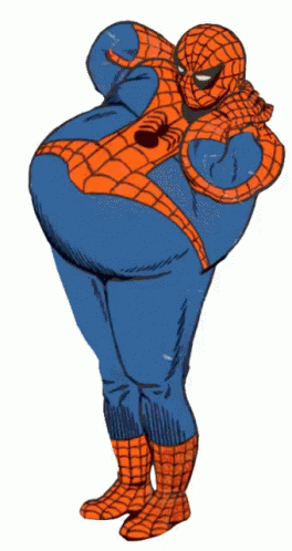 Default Dance Of Fat Spooderman GIF