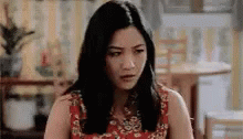 Defeated Constance Wu Face Palm GIF
