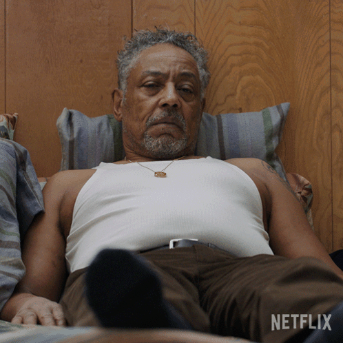 Defeated Giancarlo Esposito Blank Stare GIF
