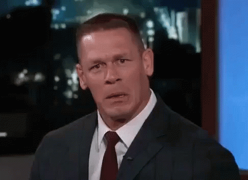 Defeated John Cena Silly Crying Face GIF