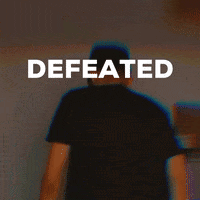 Defeated Man Crying On The Wall GIF