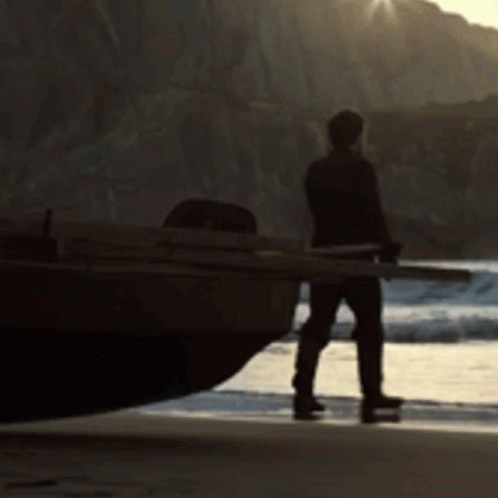 Defeated Man Knelt Down Wobbly Legs GIF