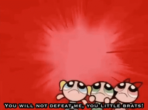 Defeated Sad Powerpuff Girls GIF