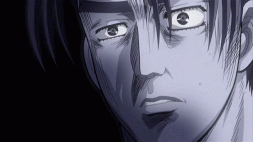 Defeated Takumi Fujiwara Sad Eyes GIF