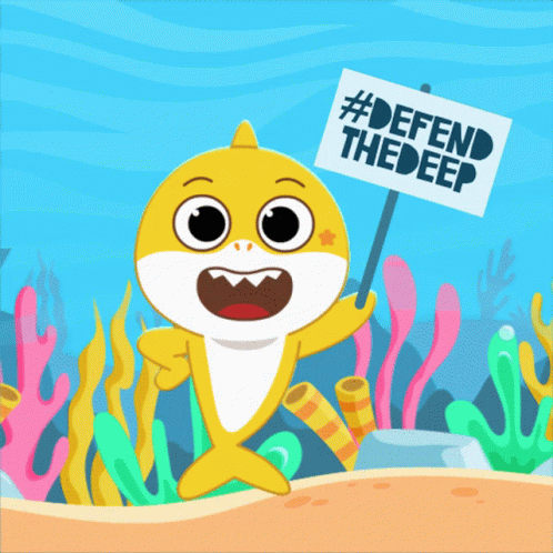 Defend The Deep Baby Shark GIF