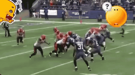 Defensive Lineman Butt Fumble GIF