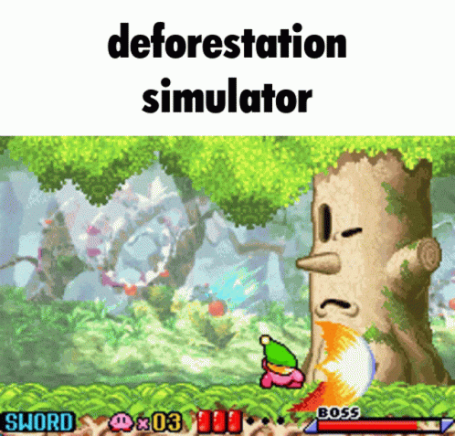 Deforestation Simulator Tree With Face