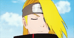 Deidara Naruto Cute Anime GIF