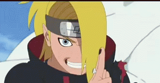 Deidara Naruto Very Angry GIF