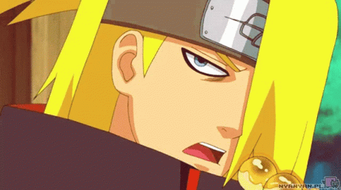 Deidara Naruto Akatsuki Eating Anime GIF