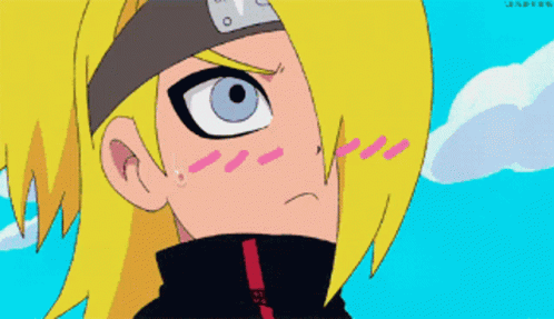 Deidara Smell Something GIF