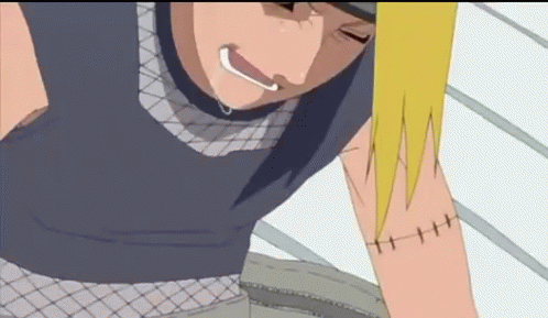 Deidara Naruto Feeling Tired GIF