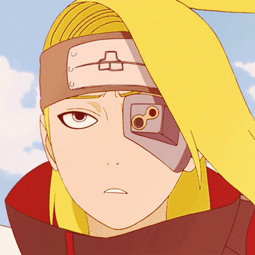 Deidara Naruto One Eye GIF