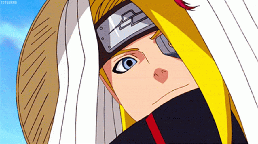 Deidara Naruto Akatsuki Anime GIF