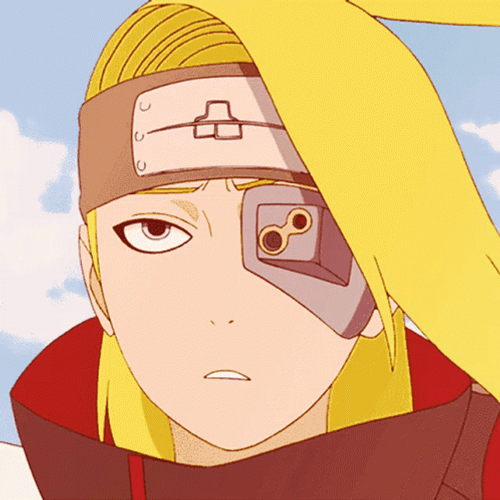 Deidara Naruto One Eye GIF