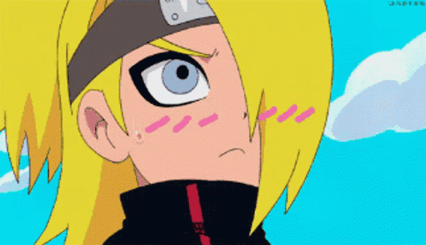 Deidara Smell Something GIF