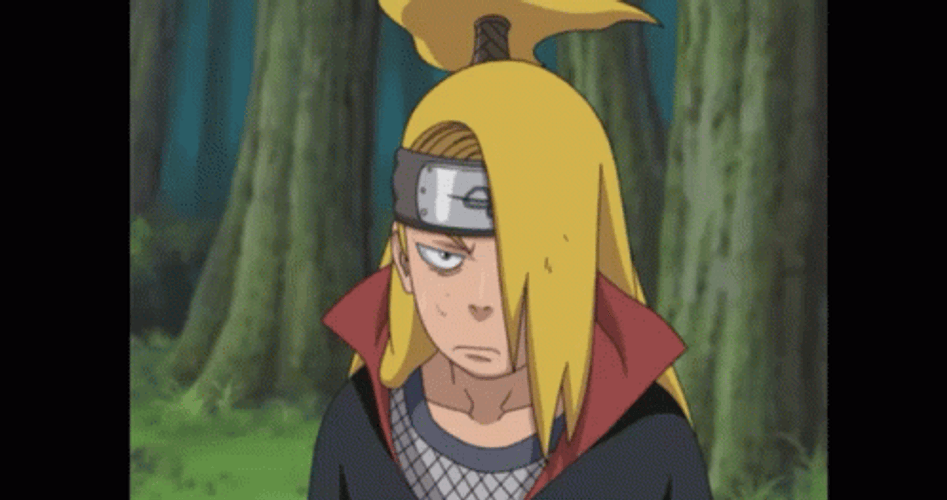 Deidara Tobi Try Say Something Again GIF