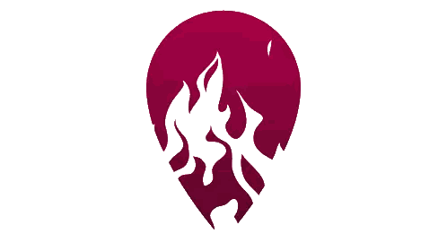 Dein-Heizungs Bauer Logo with Red Circle and Flame
