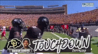 Deion Sanders Football Game Touchdown GIF