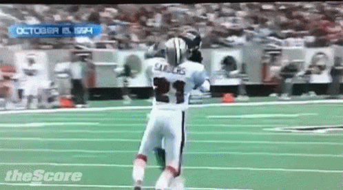 Deion Sanders Sports Slap Punch Fight GIF