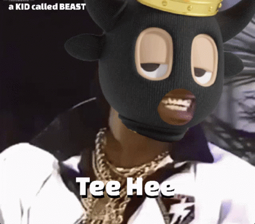 Deion Sanders Tee Hee Mask GIF