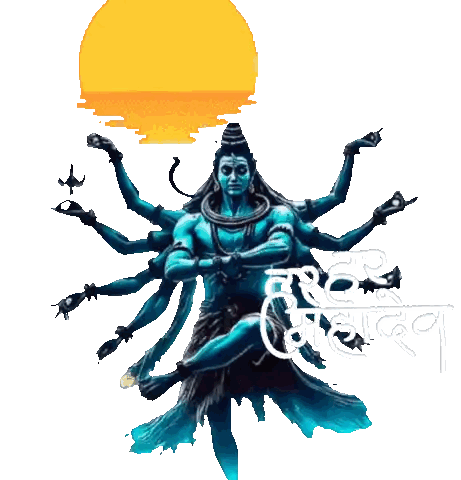 Deity Mahadev with Many Arms