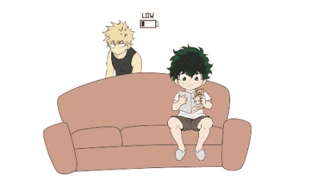 Deku Fighting And Befriending Bakugo GIF