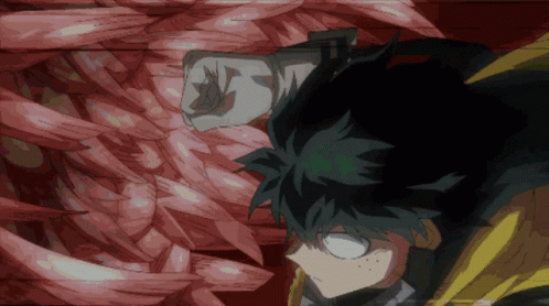 Deku Fighting With Goto Imasuji GIF