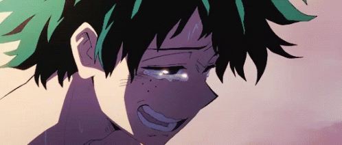 Deku Vigilante Crying Like Baby GIF