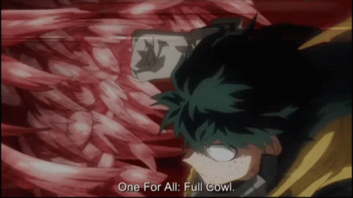 Deku Vigilante Defeats Muscular In One Punch GIF