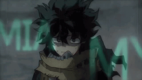 Deku Vigilante Half Mask GIF