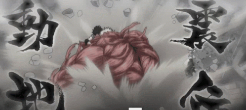 Deku Vigilante Punching Muscle Man GIF