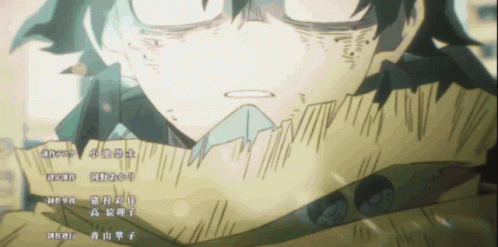Deku Vigilante Walking On Wet Floor GIF