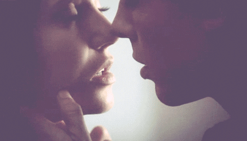 Delena Couple Romantic Love Vampire Diaries GIF
