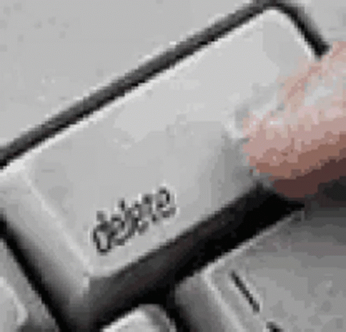 Press Delete Button GIF