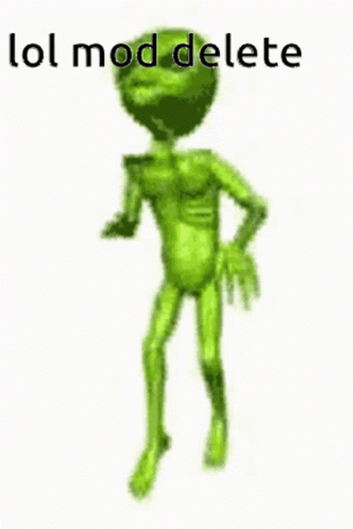 Delete It Alien GIF