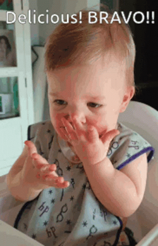 Adorable Baby Clapping Delicious Bravo GIF