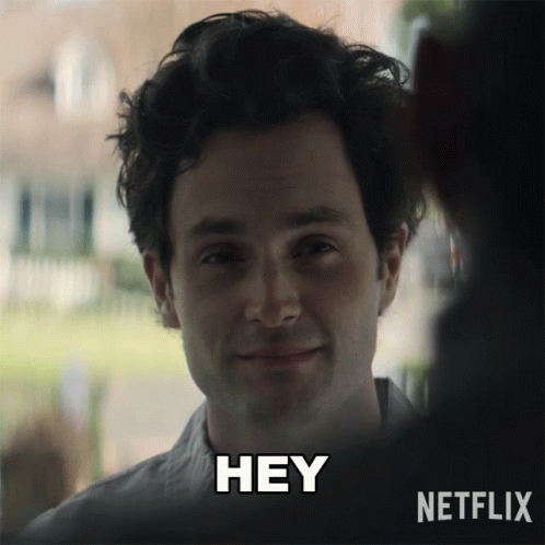 Delighted Joe Goldberg Hey GIF