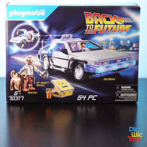 Delorean Back To The Future Toy Car GIF