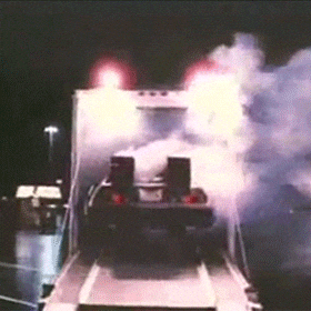 Delorean Getting Out Of Truck Back To Future GIF