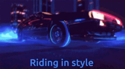 Delorean Riding In Style Cool Cars GIF