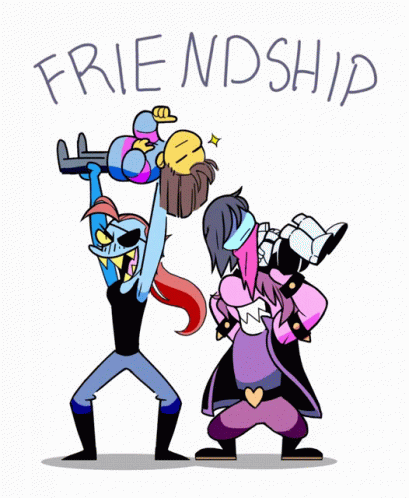 Deltarune Friendship Celebration GIF