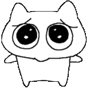 Deltarune Explosion Character Doing Puppy Eyes GIF