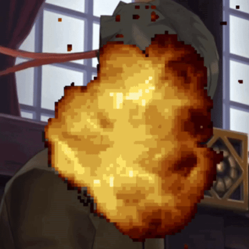 Deltarune Explosion Kazuma Asogi The Great Ace Attorney GIF