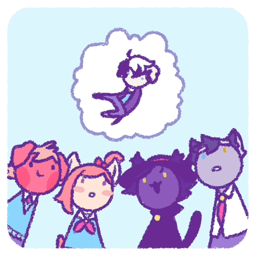 Deltarune Explosion Purrfect Apawcalypse Characters GIF