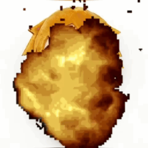 Deltarune Explosion Yosuke Hanamura Doll GIF