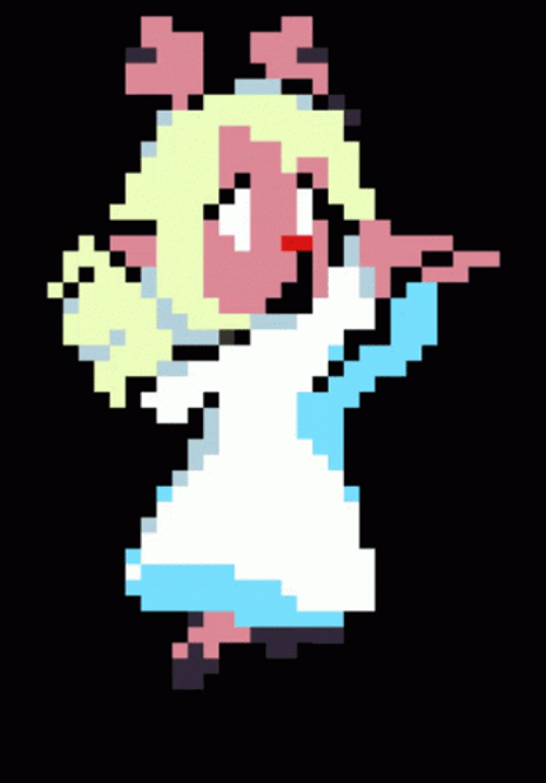 Deltarune Noelle Pointing GIF