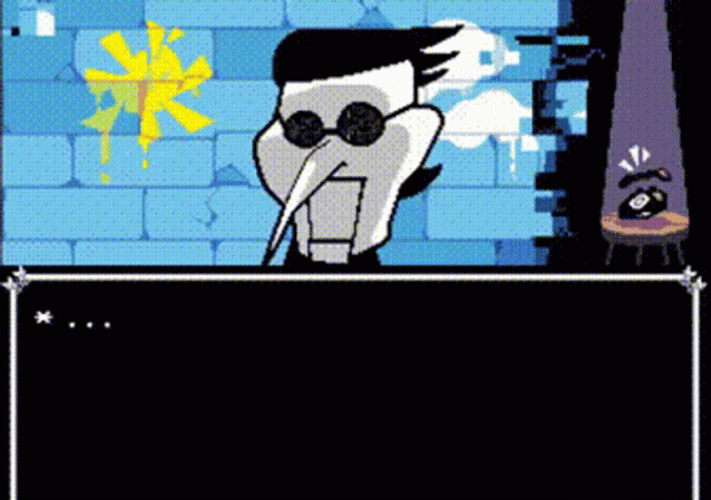 Deltarune Spamton Mike Speechless GIF